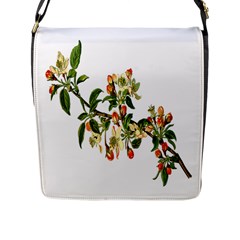 Apple Branch Deciduous Fruit Flap Messenger Bag (l)  by Nexatart