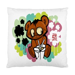 Bear Cute Baby Cartoon Chinese Standard Cushion Case (one Side) by Nexatart