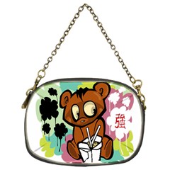 Bear Cute Baby Cartoon Chinese Chain Purses (two Sides)  by Nexatart