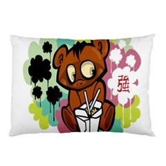 Bear Cute Baby Cartoon Chinese Pillow Case by Nexatart