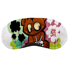 Bear Cute Baby Cartoon Chinese Sleeping Masks by Nexatart