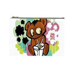 Bear Cute Baby Cartoon Chinese Cosmetic Bag (large)  by Nexatart