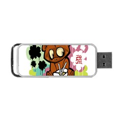 Bear Cute Baby Cartoon Chinese Portable Usb Flash (one Side) by Nexatart