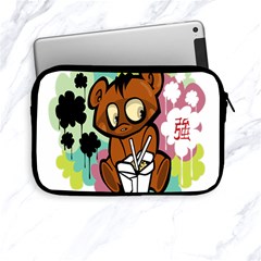 Bear Cute Baby Cartoon Chinese Apple Ipad Mini Zipper Cases by Nexatart