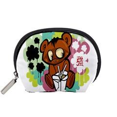 Bear Cute Baby Cartoon Chinese Accessory Pouches (small)  by Nexatart