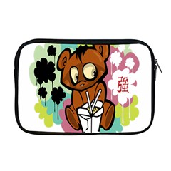 Bear Cute Baby Cartoon Chinese Apple Macbook Pro 17  Zipper Case by Nexatart