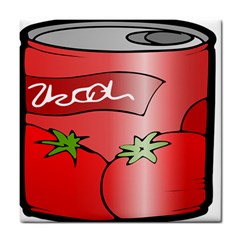 Beverage Can Drink Juice Tomato Tile Coasters