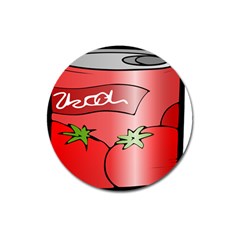 Beverage Can Drink Juice Tomato Magnet 3  (round) by Nexatart