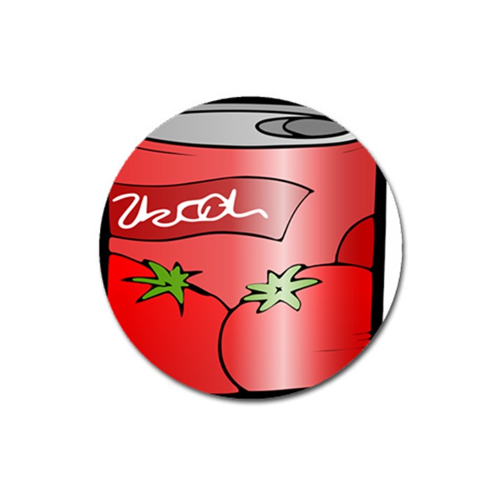 Beverage Can Drink Juice Tomato Magnet 3  (Round)