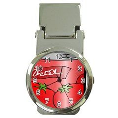 Beverage Can Drink Juice Tomato Money Clip Watches by Nexatart