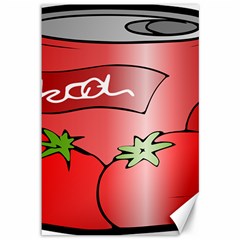 Beverage Can Drink Juice Tomato Canvas 12  X 18   by Nexatart