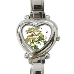 Berries Berry Food Fruit Herbal Heart Italian Charm Watch by Nexatart