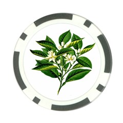 Bitter Branch Citrus Edible Floral Poker Chip Card Guard by Nexatart