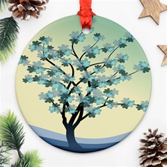 Branches Field Flora Forest Fruits Ornament (round) by Nexatart