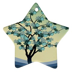 Branches Field Flora Forest Fruits Ornament (star) by Nexatart