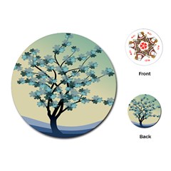 Branches Field Flora Forest Fruits Playing Cards (round)  by Nexatart