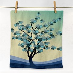 Branches Field Flora Forest Fruits Face Towel by Nexatart