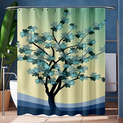 Branches Field Flora Forest Fruits Shower Curtain 60  X 72  (medium)  by Nexatart