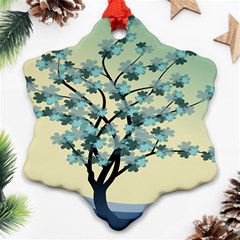 Branches Field Flora Forest Fruits Ornament (snowflake) by Nexatart