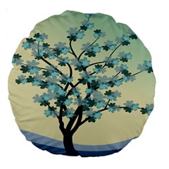 Branches Field Flora Forest Fruits Large 18  Premium Round Cushions by Nexatart