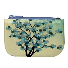 Branches Field Flora Forest Fruits Large Coin Purse