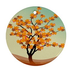 Branches Field Flora Forest Fruits Ornament (round) by Nexatart