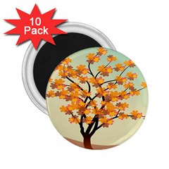 Branches Field Flora Forest Fruits 2 25  Magnets (10 Pack)  by Nexatart