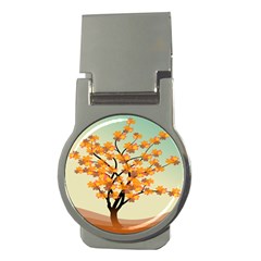 Branches Field Flora Forest Fruits Money Clips (round)  by Nexatart