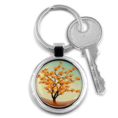 Branches Field Flora Forest Fruits Key Chains (round)  by Nexatart