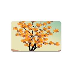 Branches Field Flora Forest Fruits Magnet (name Card) by Nexatart