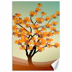 Branches Field Flora Forest Fruits Canvas 12  X 18   by Nexatart