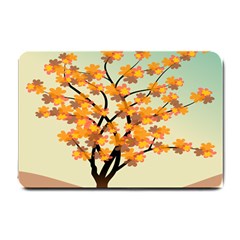 Branches Field Flora Forest Fruits Small Doormat  by Nexatart