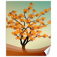 Branches Field Flora Forest Fruits Canvas 11  X 14   by Nexatart