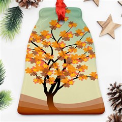 Branches Field Flora Forest Fruits Ornament (bell) by Nexatart