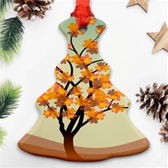 Branches Field Flora Forest Fruits Christmas Tree Ornament (two Sides) by Nexatart