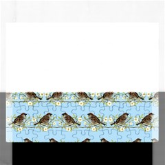 Sparrows Rectangular Jigsaw Puzzl by SuperPatterns