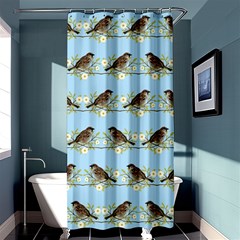 Sparrows Shower Curtain 36  X 72  (stall)  by SuperPatterns