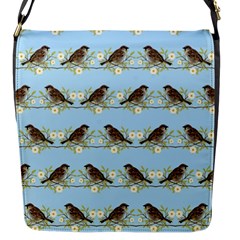 Sparrows Flap Messenger Bag (s) by SuperPatterns