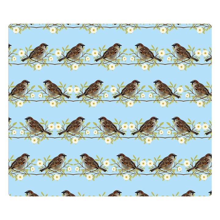 Sparrows Double Sided Flano Blanket (Small) 