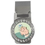 Cat Animal Fish Thinking Cute Pet Money Clips (CZ)  Front