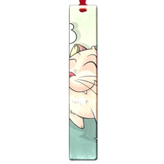 Cat Animal Fish Thinking Cute Pet Large Book Marks by Nexatart