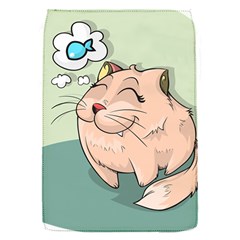 Cat Animal Fish Thinking Cute Pet Flap Covers (s)  by Nexatart