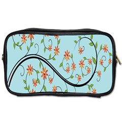 Branch Floral Flourish Flower Toiletries Bags 2-side by Nexatart