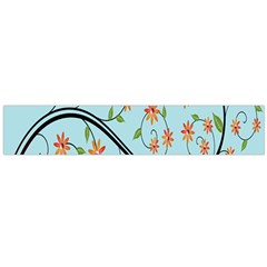 Branch Floral Flourish Flower Flano Scarf (large) by Nexatart