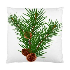 Branch Floral Green Nature Pine Standard Cushion Case (one Side) by Nexatart