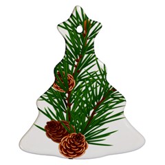 Branch Floral Green Nature Pine Ornament (christmas Tree)  by Nexatart