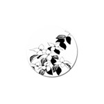 Ecological Floral Flowers Leaf Golf Ball Marker (4 pack) Front