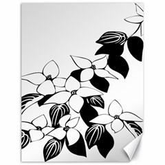 Ecological Floral Flowers Leaf Canvas 18  X 24   by Nexatart