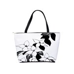 Ecological Floral Flowers Leaf Shoulder Handbags Back