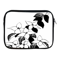 Ecological Floral Flowers Leaf Apple Ipad 2/3/4 Zipper Cases by Nexatart